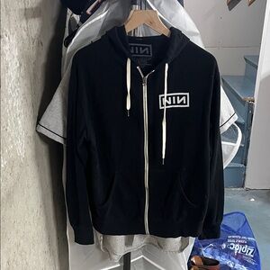 Nine Inch Nails Zip-Up Hooded Sweatshirt